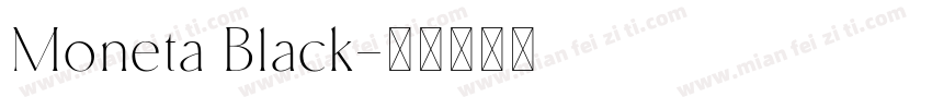 Moneta Black字体转换